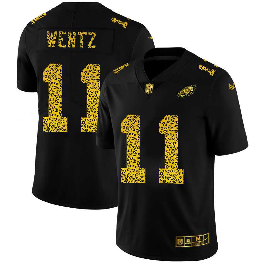 Nike Eagles 11 Carson Wentz Black Leopard Vapor Untouchable Limited Jersey Dyin,We sell and wholesale Nike Eagles 11 Carson Wentz Black Leopard Vapor Untouchable Limited Jersey Dyin on line form chian!